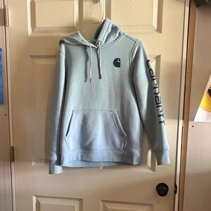 Carhartt Men's Light Blue Hoodie